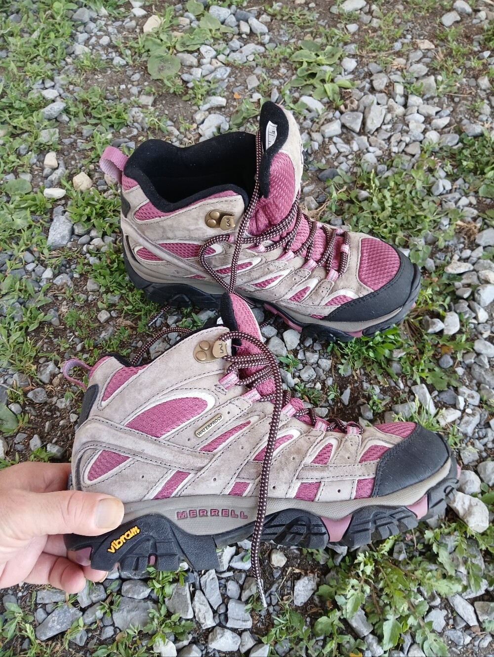 Merrell Moab II Waterproof Hiking/Adventure Camping Boots Size 8 for Women - Picture 3 of 9